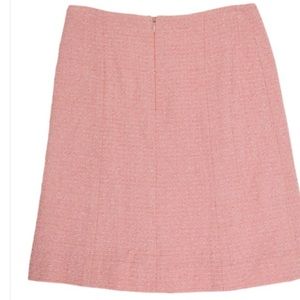 Chanel Pink Tweed Skirt